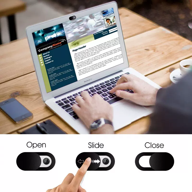 Privacy Camera Slider Covers for Phones, Laptops & Tablets